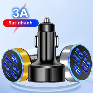 Sạc Ô Tô USB 3.1A Sạc Nhanh Đầu Chuyển Đổi Type C Dành Cho iPhone 13 Pro Xiaomi Huawei Samsung - Sạc Nhanh Cho Điện Thoại Di Động