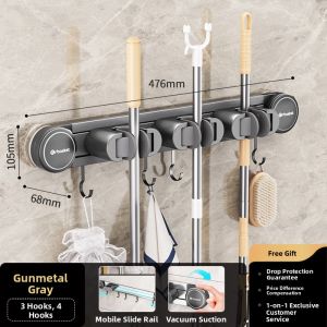 ASCOR | No-Drill Bathroom Balcony Wall Holder