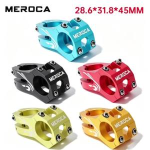 SHIKRA SK09 Stem Mtb Table Power Bicycle Road Short Power Mountain Bike Handlebar Stem 31.8*45MM 25.4*35MM Riser Handle Cycling