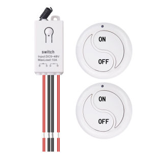 Mini Size 433MHz RF Remote Control Switch DC 5V 12V 24V 36V 48V 10A 1CH Relay Module Receiver Transmitters ON OFF Remote Control