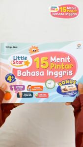 OKALINA - Buku Little Star 15 Menit Pintar Bahasa Inggris Buku Belajar Anak