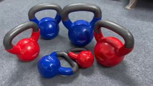 Tạ ấm tạ chuông gang bọc cao su Kingbox 2kg - 4kg - 6kg - 8kg - 10kg - 12kg