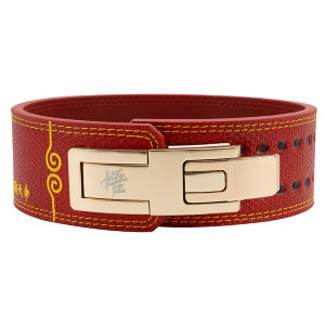 LARA STAR | Deep Squat & Deadlift Leather Embroidered Belt for Men