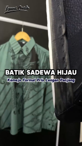 Kemeja Batik Pria Lengan Panjang Premium Lapis Full Furing Lengkap Size M-XXL