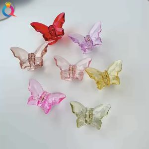 JEPITAN RAMBUT KOREA BENTUK KUPU-KUPU KRISTAL UKURAN SEDANG PREMIUM/JEDAI RAMBUT KOREA/BUTTERFLY HAIR CLAW