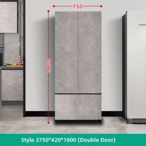 XUEPENG | Simple Japanese Style Portable Kitchen Storage Cabinet