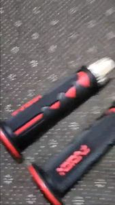 Paket Hemat Handgrip Motor Handgrip Original New Shark Series import + Jalu Stang Chrome Universal Semua Motor