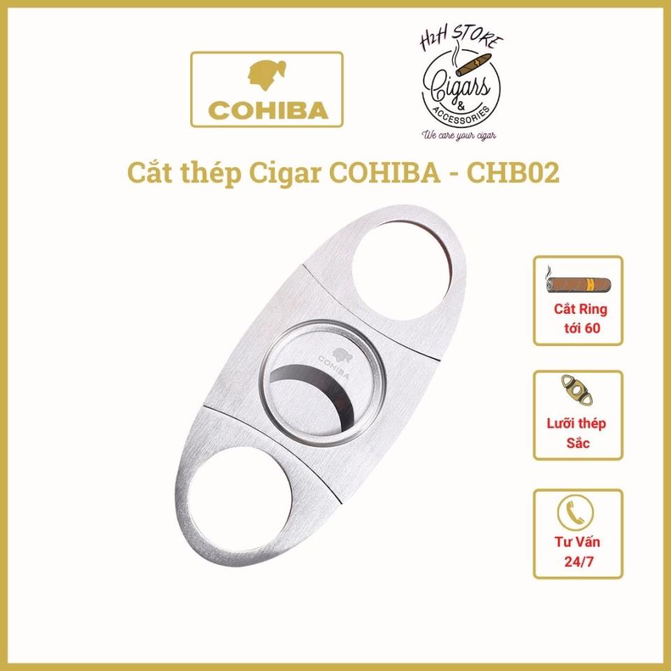 Cắt Cigar dao xì gà lưỡi thép ring 60 sang trọng - H2H Store