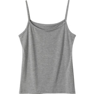 Womens Modal Camisole Tank Top Short Style Inner Wear White Color Summer Thin Outerwear Small Quantity Special Shirt