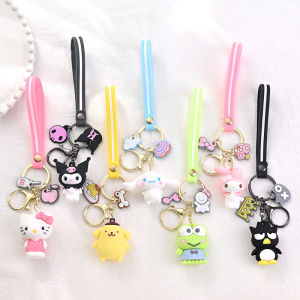 Bandai | New Minimalist Cartoon Silicone Gift Bag Pendant Cute And Portable Keychain Best Friend Couple Gift Gift For Girlfriend