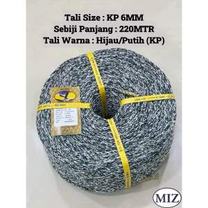 KP 6MM x 220MTR Tali Jaya (Cop Eagle) Tali Rawai KP Rope Tali Kelabu Tali Jaring Pukat Tali Laut Tali Nelayan Tali Sauh