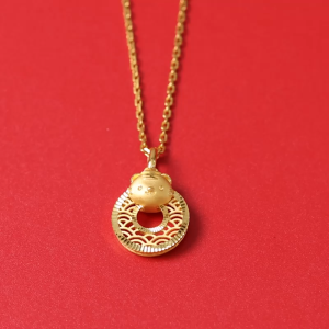 Chow Sang Sang 周生生 999 24K Pure Gold Price-by-Weight 2.62g Gold Pendant 94410P