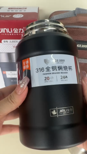 SUS316 Thermal Cook Food Jar Thermal Pot Food Container With Stainless Steel Spoon