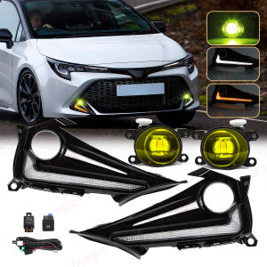 Cụm Đèn Pha Đèn Sương Mù Đèn Chạy Ban Ngày LED Đèn Xi Nhan Tích Hợp Cho Toyota Corolla GR Sport 2019-2025