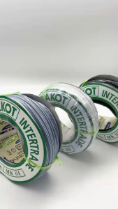 ยางวางก่อนใส่กระจก เบอร์ 04 (ขาว เทา ดํา) [ยาว30เมตร] มรกต Morakot MK บานเลื่อน หน้าต่างบานเลื่อน ยางบานเลื่อน ยางวาง ยางวางก่อน ยาง Aluware AW058