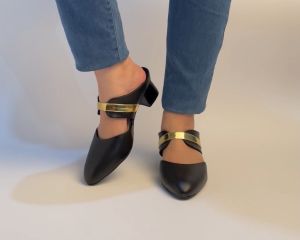 Sepatu Sandal Bustong Wanita Uk Besar 4142434445 Hak 5cm/Bustong Kerja Wanita Big Size/Bustong Formal Wanita/Bustong Resmi Wanita