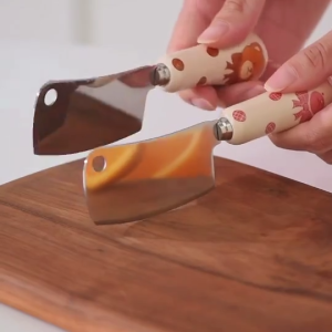 มีดทำครัวขนาดเล็กด้ามเซรามิค มีดทาเนยสเตนเลส 420 มีดแยม มีดผลไม้ มีดหั่นผัก