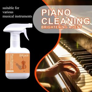 Piano Brightener Universal Musical Instrument Polishing Care Oil Cleaner for Guitar Bass Mandolin Violin Ukulele Erhu Coating