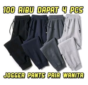 Jogger / Celana Panjang Joger 100 ribu 4pcs / Celana Panjang Dewasa Pria wanita