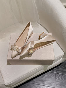 Comfortable Satin Wedding Shoe