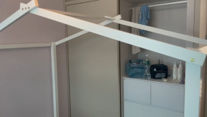 Wooden Bed (White) Single Bed Kids Single Bed Solid wood Material Katil Kanak Flexidesignx CARINO