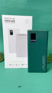 20000mAh 30000mAh Sạc Dự Phòng Sạc Siêu Nhanh120W PD22.5W Tích hợp sẵn bốn dây cápTương thích lighting/Type-CChứng nhận chính hãng KAKA POWER BANK 4 dây cáp Kho báu sạc power bank