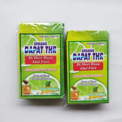 100 Lembar Angpau Angpao Amplop Lebaran Karakter Minuman 1 Pak