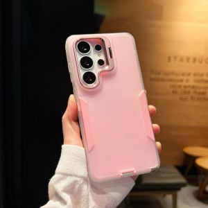 Military Grade Shockproof Lens Bracket Phone Case For Samsung S26 S25 S24 S23 FE S22 Ultra Plus A57 A37 A17 A56 A36 A26 A16 A06