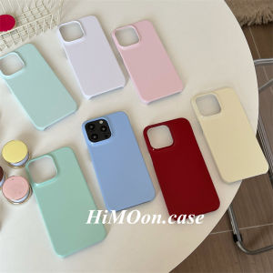 Spring Summer 2024 Minimalist Solid Color Glossy Half Wrap Phoebe 16 Hard Shell INS Phone Case Suitable for Apple 15Promax Niche 13