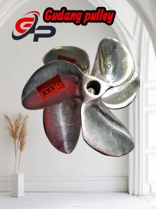 perlengkapan perahu No 8-9 as 19mm / baling2 perahu / sparepart perahu