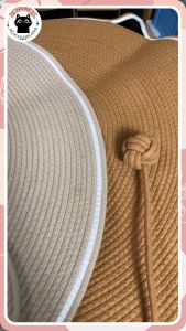 ❤️เสื่อกลมหูแมว ที่ลับเล็บแมว สีพาสเทล แผ่นลับเล็บแมว ขนาดใหญ่ 40cm 80cm เสื่อหูแมว❤️