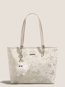 Womens Large Tote Bag 2025 New Summer Versatile Shoulder Bag Commuter High Capacity Underarm Womens Bag Daily Match PU Leather