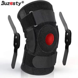 Buzesty หัวเข่ารั้ง-บรรเทา ACL MCLการฉีกขาด Meniscusโรคข้ออักเสบอาการปวดเอ็น-ออกแบบเปิดหัวเข่าด้วยความคงตัวด้านโลหะคู่-รองรับการวิ่งสำหรับผู้ชายและผู้หญิง