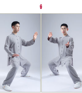 Chen Ying Tai Chi Uniform Cotton Linen Style Morning Exercise Practice Martial Arts Performance Clothing Womens Version Tang Suit