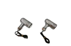 lampu sain Honda cb lampu sain ritingLED bulat full besi krom crome