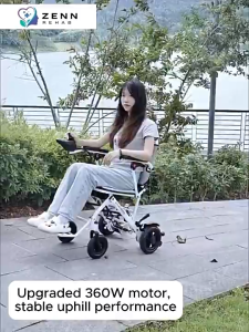 Kerusi Roda Paling Ringan【15.8kg】Foldable Portable Motorized Power Electric Wheelchair 360W 6AH for Travel
