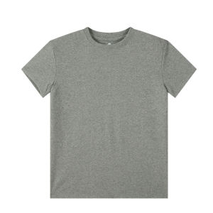 เสื้อยืดคอกลมแขนสั้นทรงสลิมฟิตสำหรับผู้ชาย SlowGang Hip Hop Rapper เทรนด์แฟชั่นฤดูร้อน ผ้าคอตตอนผสมยางยืด ลำลอง