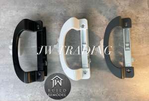 C Type Sliding Door Handle Aluminium ( White Black Grey Silver) HOME DIY Compatible A5 A6 H5 H6 Series Lockset