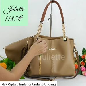 Juliette Tas Wanita Handbag Jinjing Selempang Shoulder Bag Bahu Impor Kondangan Kulit Sintetis 1187