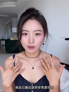 YANDAO | Elegant Luxury Purple Crystal Pendant Necklace