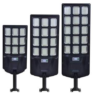 LIKHA Solar Light Outdoor Waterproof LED Floodlight Three Sides Ultra Wide Angle Solar Street Light with Remote Control Automatic Night Light No Wiring Required