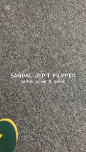 SANDAL KARET RUBBER JEPIT PRIA DAN WANITA MODEL VIRAL FILPPER TERBARU SIZE (36-43)