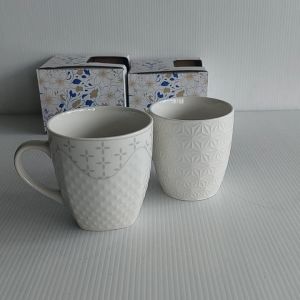 ถ้วยเครื่องดื่มถ้วยน้ำถ้วยกาแฟผลิตจากเซรามิค ขนาด7และ8ซม.มี2ลายให้เลือก