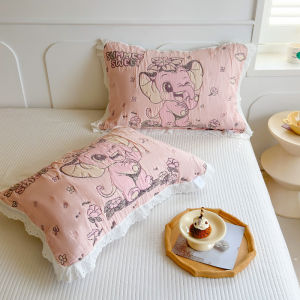 Kiss Dear | Lace Cartoon Pure Cotton Anti-slip Pillow Case
