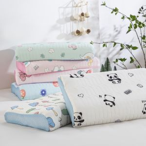 Dansunreve ปลอกหมอน 30x50/40x60cm. ยางสามารถสูดหายใจได้ปลอกหมอนปลอกหมอนปลอกหมอนพิมพ์ลายแพนด้ากระต่าย1ชิ้น