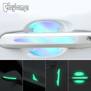 มือจับประตูกระจกรถมองหลังฟิล์มสติ๊กเกอร์ป้องกันแสงสติกเกอร์ขอบยางป้องกันรถสติ๊กเกอร์ป้องกันรอยขีดข่วนด้ามจับรถเป็นแถบ