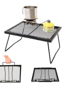 New Arrival Export to Japan Outdoor Camping Foldable Barbecue Table Net Table round Picnic Table Low Table Tea Table Draining Rack Storage Rack