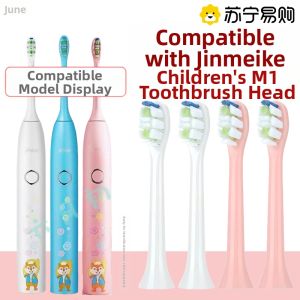 Early June Compatible JIMOK Childrens Electric Toothbrush Head M1 Special Replacement Toothbrush Head for Oral Care