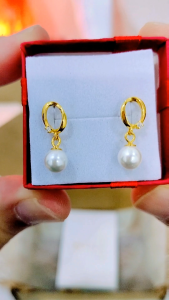 SUKI DAKARA Timeless Elegance S925 Silver Earrings with Pearl and French-Inspired Sophistication