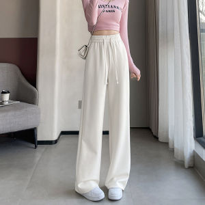 Slim High Waist Drapey Wide Leg Pants for plus Size Women Spring Autumn New Style Casual Loose Fitting Trousers